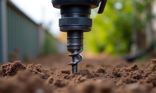 Trivella compatta in azione